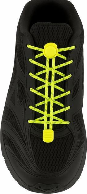 Actual product image LaceGodZ 1 Paar ReflectPro Series elastische, stark reflektierende Schnürsenkel (100 cm)