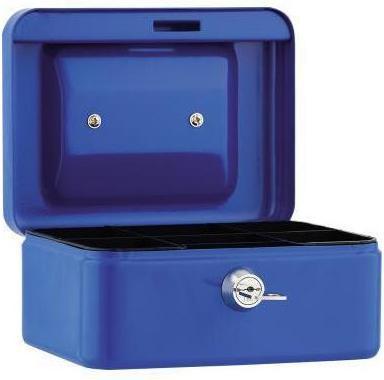Productafbeelding Soennecken Geldkistje 15,2x8x11,5cm 5 vakken blauw