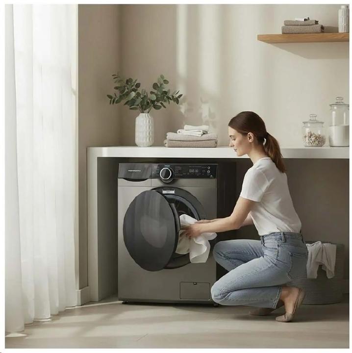 Produktbild Kibernetik FLWS513 FusionLine Waschmaschine 9kg A-40% Klasse Titan (9 kg, Links)