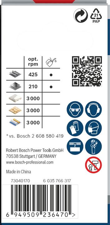 Actual product image Bosch Professional Zubehör PRO Multi material hole saw, 21 mm, with thread (21 millimetres)