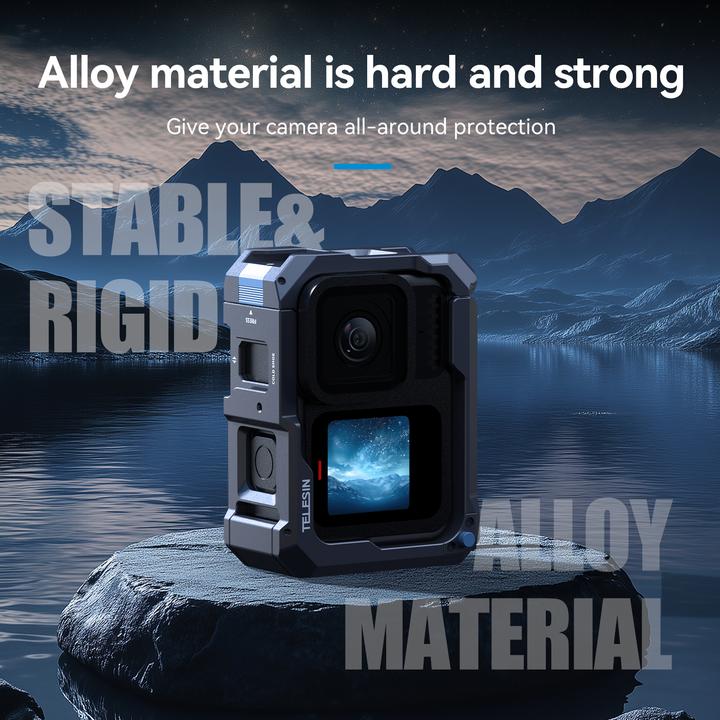 Image du produit Telesin Metal Behuizing GoPro HERO 13 (Magnetic Charge) (T-S6-FMS-15-TGP)