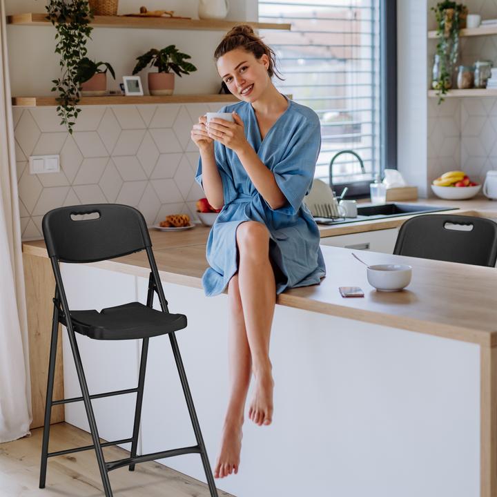 Actual product image Relaxdays 2x bar stool