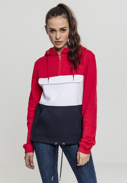 Produktbild Urban Classics Ladies Color Block Sweat Pull Over Hoody (S)