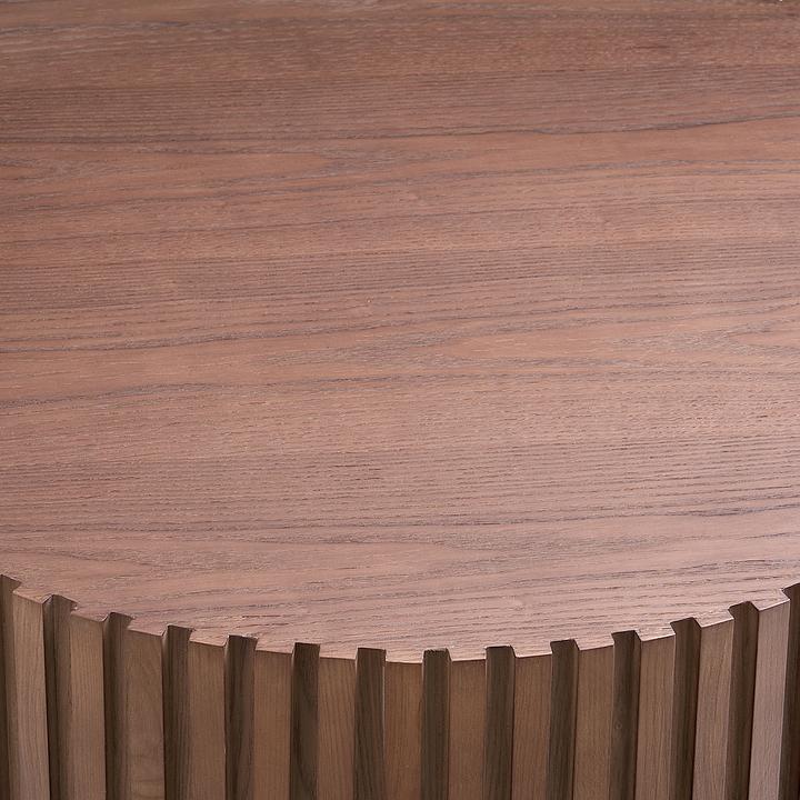 Image du produit SIT Möbel Table basse Ø 80 cm noyer en bois foncé, avec (80 x 35 cm)