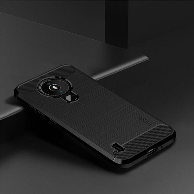 Actual product image Mofi Carbon Fiber TPU Series (Nokia 1.4)
