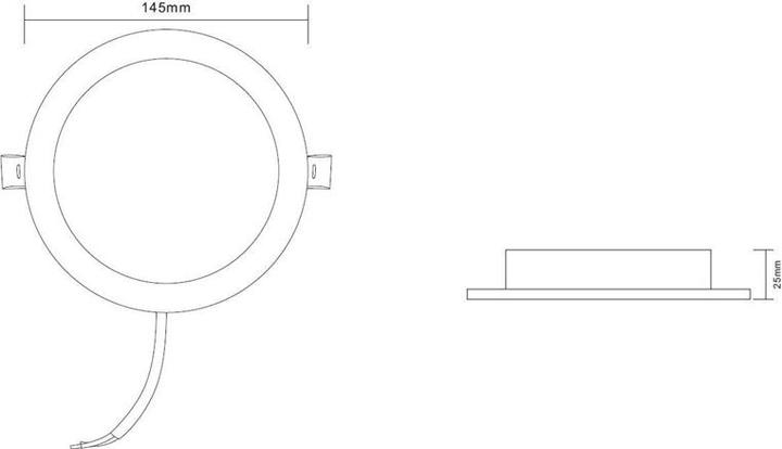 Produktbild Okko Recessed LED Light Epirus 9w Round