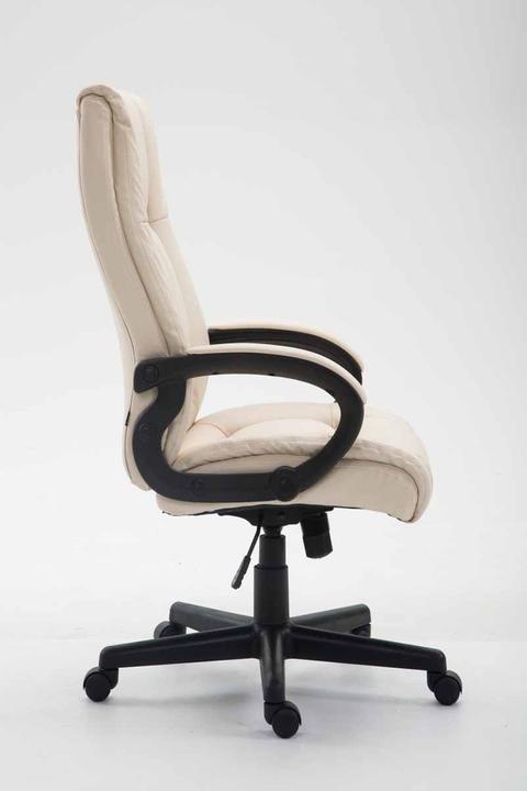Image du produit CLP Chaise de bureau XL Sparta similicuir, crème (45 - 55 cm)