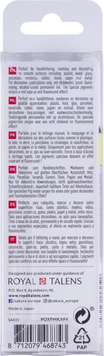 Immagine prodotto Sakura Lackmarker Pen-Touch 1.0 mm, F, 4 Stück (4x)