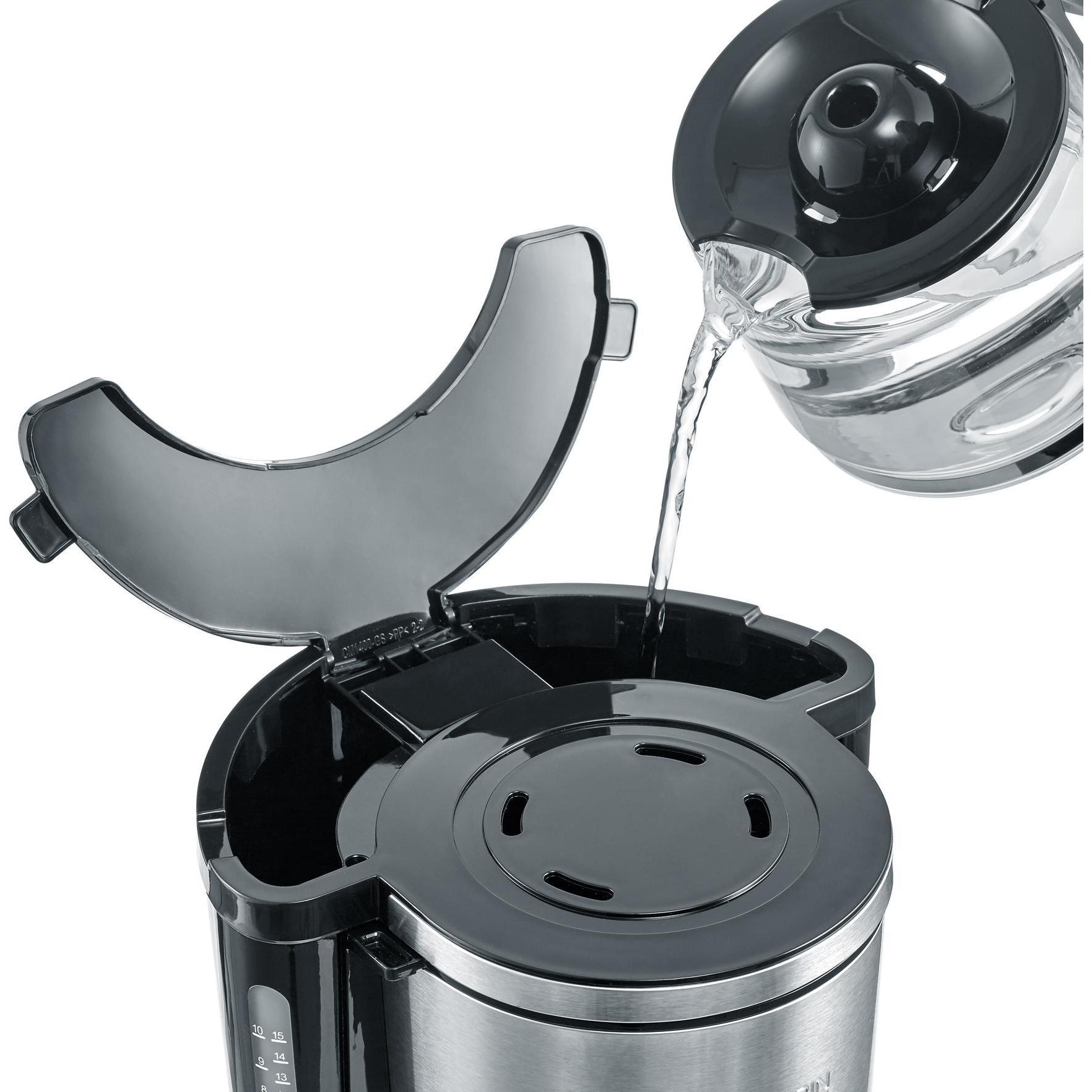 Thumbnail - Severin Severinas KA 4823, Filterkaffeemaschine, Schwarz, Silber