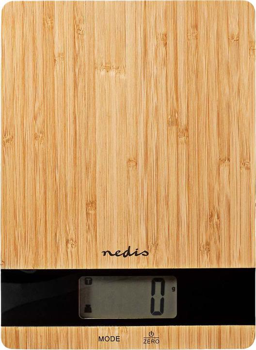 Actual product image Nedis Kitchen Scales Digital Wood/Plastic Wood Wood
