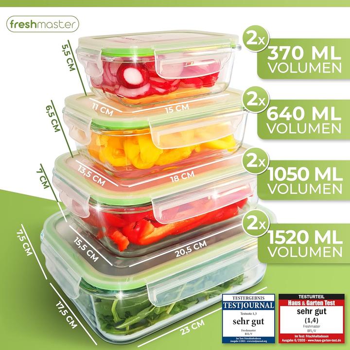 Actual product image Fresh Master Food storage jar set