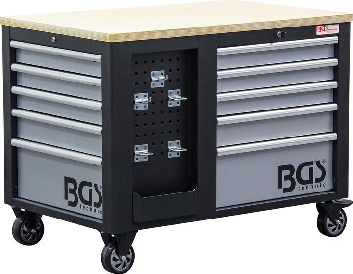 BGS Werkstattwagen 2 x 5 Schubladen 1 Schrank leer (1 x)