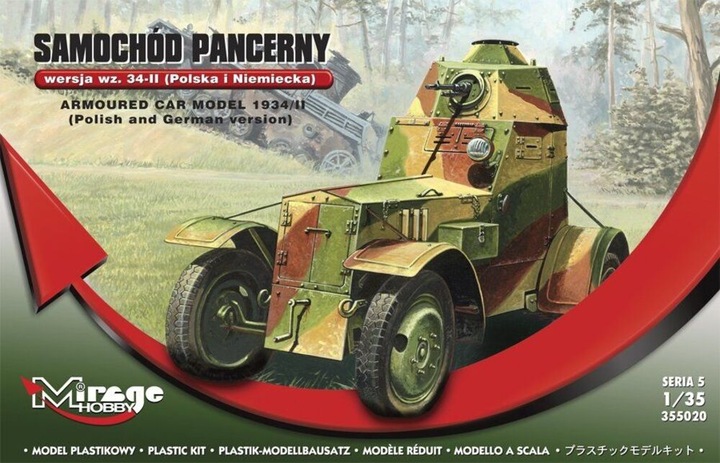 Produktbild Mirage Hobby Armoured car model 1934/II polish+german