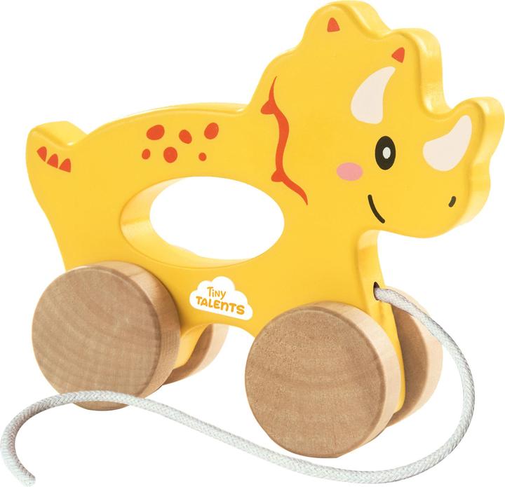 Actual product image Ses Nachziehtier Triceratops 2 in 1 aus Holz