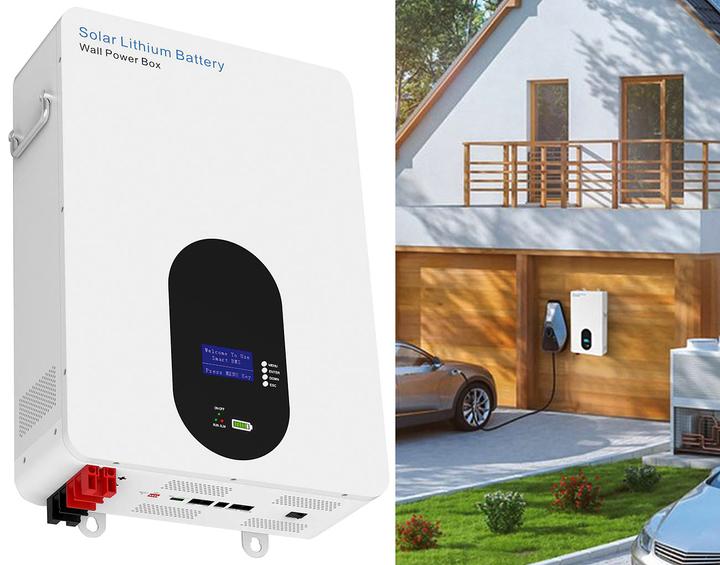 Immagine prodotto Revolt Batteria LiFePO4 per montaggio a parete, BMS, 48 V, 4,8 kWh
