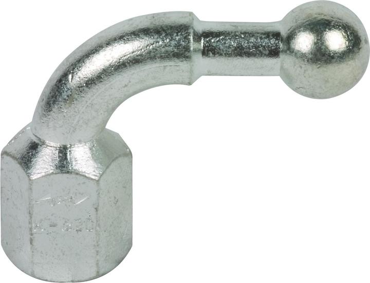 Actual product image Dehn KFP 20 W90 M12 ball fixed point D 20mm 90Â° angled internal threads
