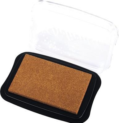 Actual product image Tsukineko Delicata Metallic Inkpad, Copper