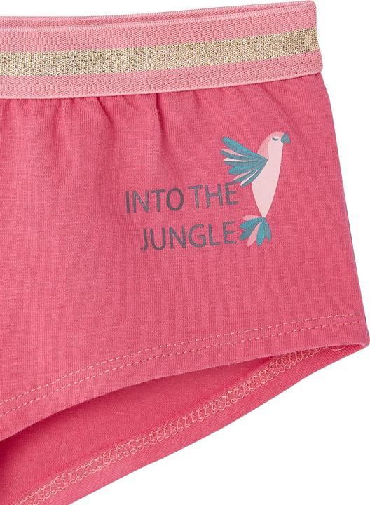 Immagine prodotto Vertbaudet Bio-Kollektion: 5er-Pack Mädchen Shortys mit Dschungelprint (92)