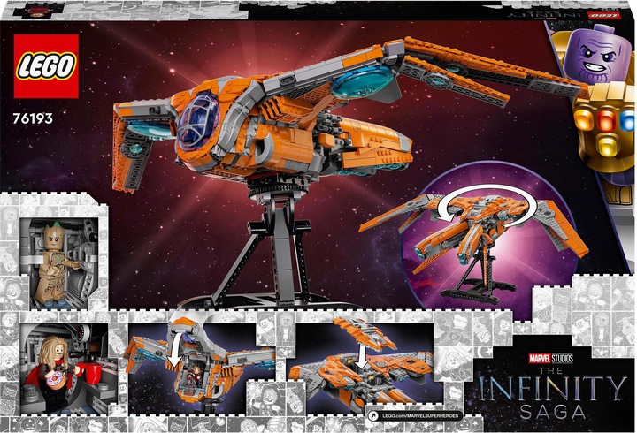 Actual product image LEGO The Ship of the Guardians (76193, LEGO Marvel)