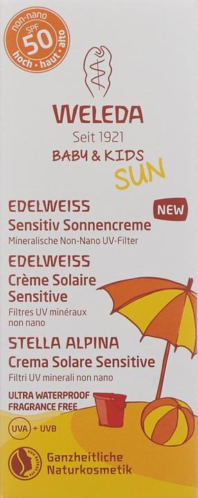 Produktbild Weleda Sensitiv Baby und Kids Sonnencreme LSF (Sonnencreme, SPF 50, 50 ml)