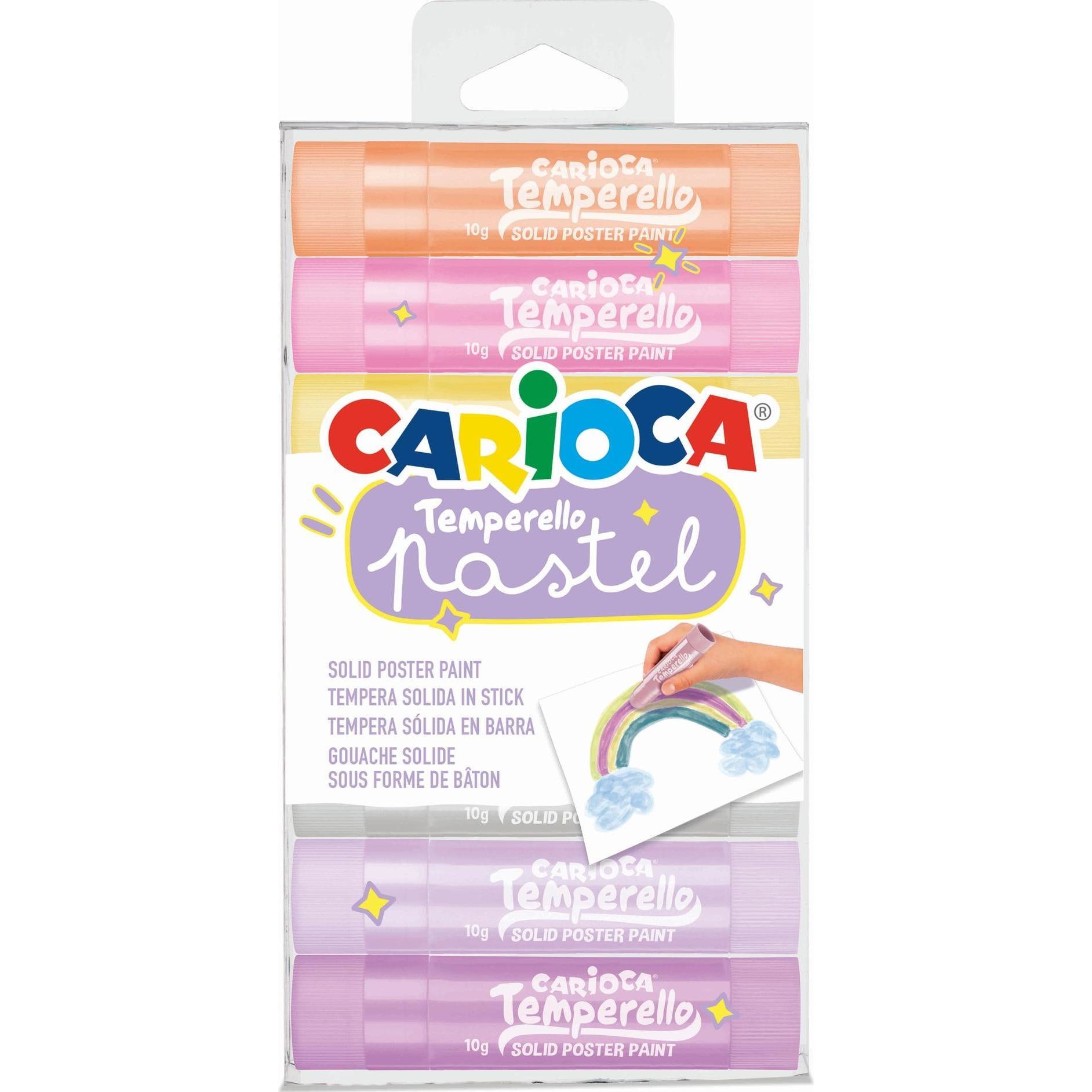 Carioca, Malstifte, Posterfarbe Pastell 8 Stück, Mehrfarbig (Mehrfarbig, 8 x)