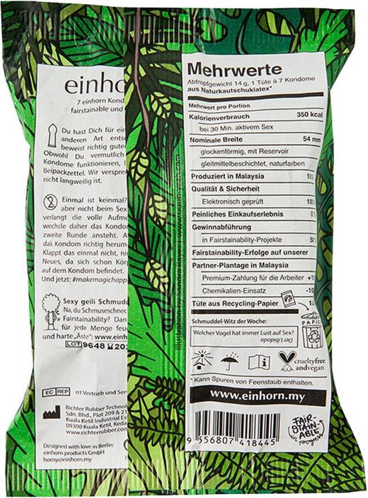 Produktbild Einhorn Condoms Fummel-Dschungel (7 Stk.)
