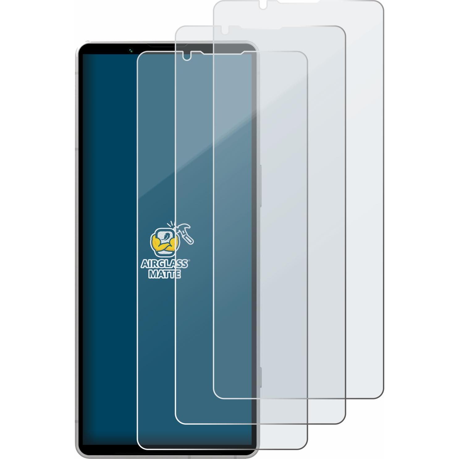 Thumbnail - BROTECT AirGlass Panzerglasfolie Matt (3 Stück, Sony Xperia 5 V), Smartphone Schutzfolie, Grau