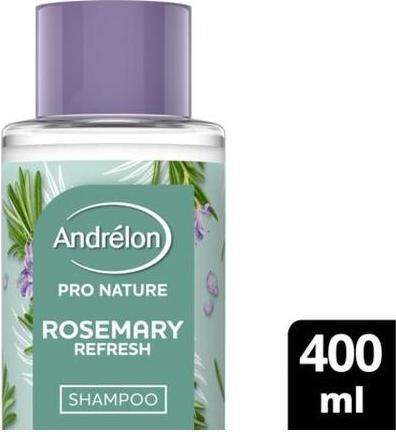 Produktbild Andrélon Andrelon Pro Nature Rosmarin Refresh Shampoo - 400 Ml (400 ml)