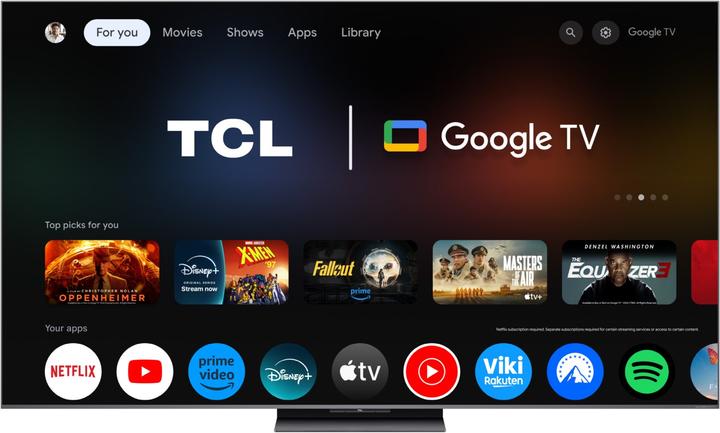 Immagine prodotto TCL Smart TV 85C8K UHD 85" ULED HDR10 Google Assistant QLED (85", QLED, UHD)