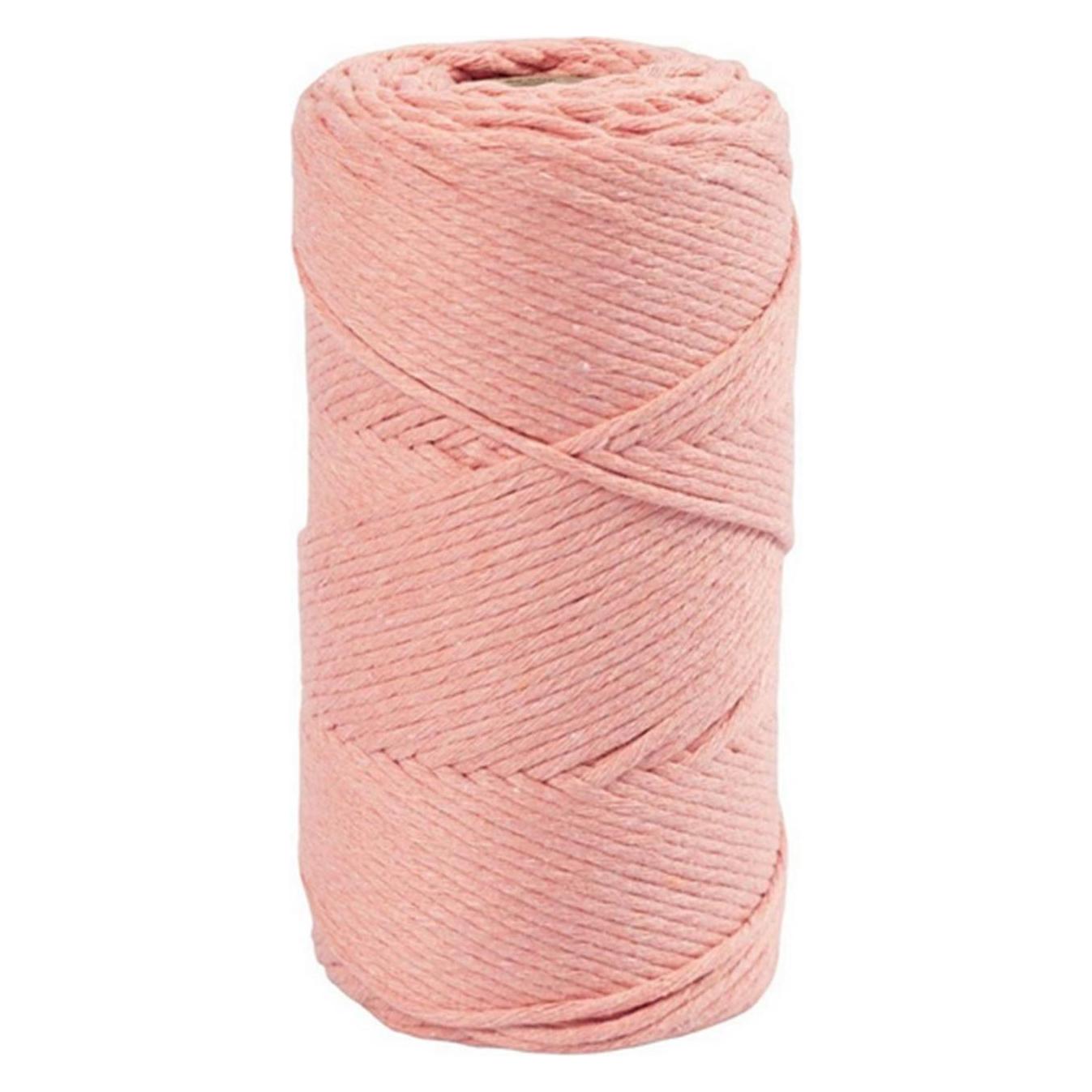Creativ Company Baumwollgarn Macramé Kordel Rosa (198 m) (977557)