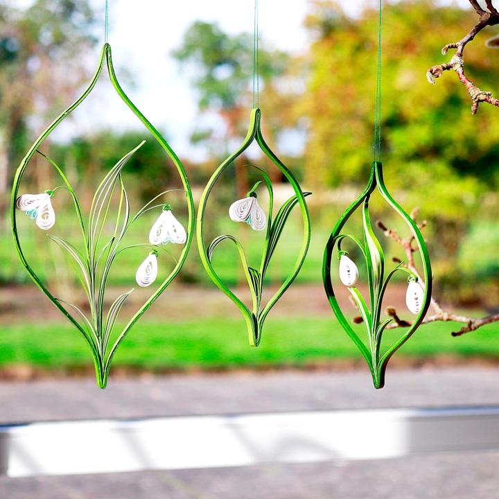 Produktbild Papier+ideen Quilling-Set "Schneeglöckchen"
