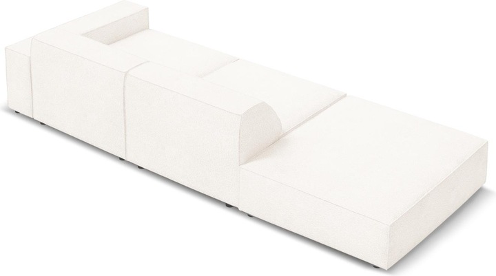 Actual product image Micadoni Boucle Left Sofa, "Jodie", 3 Seats, 262x102x70Made in Europe (4-seater, 2 person sofa, 3-seater)