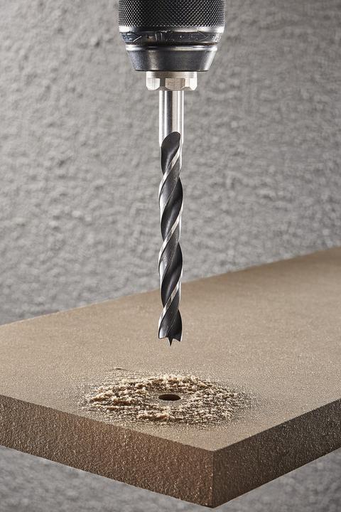 Produktbild wolfcraft 1 Holzspiralbohrer CV ø10x133mm (10 mm)