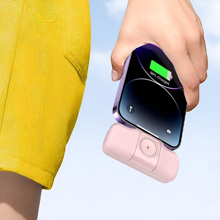 Actual product image Wozinsky Pink (5000 mAh, 15 W)