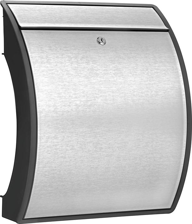 Produktbild Burg Wächter 34490 TURN 4942 ANT/Ni Briefkasten Kunststoff Anthrazit, Edelstahl Schlüsselschloss