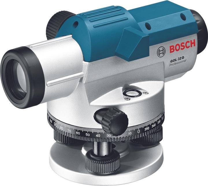 Allen key, Lens protector, Plumb bob, Suitcase