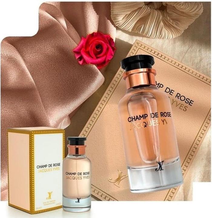 Maison Alhambra Champ De Rose Jacques Yves Eau De Parfum 100ml by Fragrance World (Eau de Parfum, 100 ml)