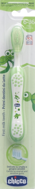 Immagine prodotto Chicco Spazzolino da denti verde (Extra morbido, 1 x)