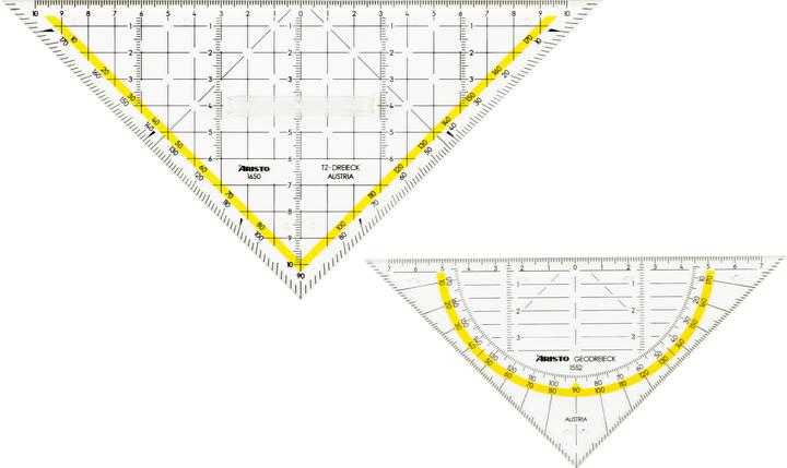 Produktbild Aristo Geocover 16 cm, basic mit Geodreieck® AR1552 (16 cm, Kunststoff)