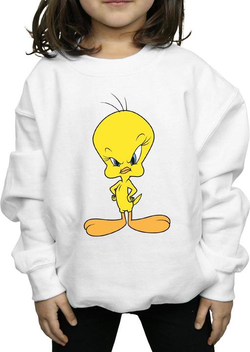 Actual product image Looney Tunes Girls Tweety Angry Sweatshirt (116)
