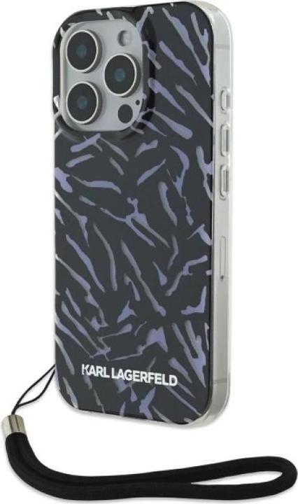 Immagine prodotto Karl Lagerfeld KLHCP16LHZBPKCCU iPhone 16 Pro 6,3" viola/zebra con cavo