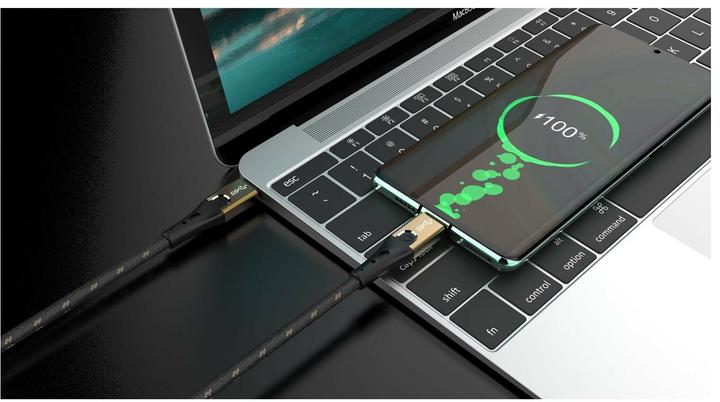 Actual product image Oehlbach USB C — USB C (1 m, USB 3.1, 40.40 W)