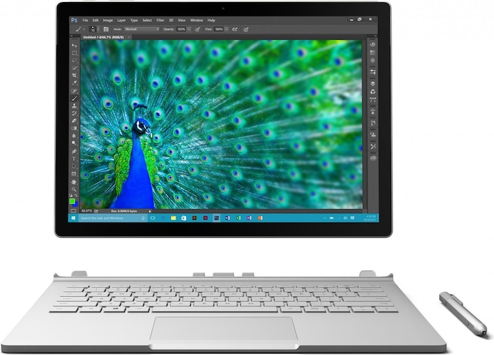 Produktbild Microsoft Surface Book - US-Layout (13.50", Intel Core i7-6600U, 8 GB, 256 GB, US)