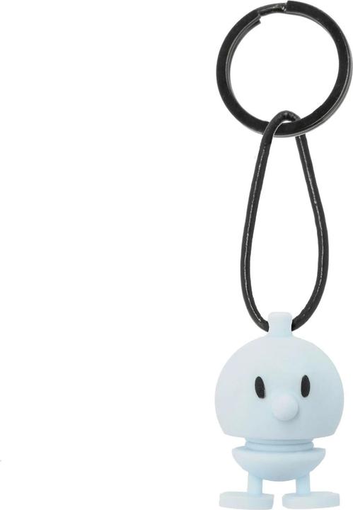 Actual product image Hoptimist Bumble key fob light blue