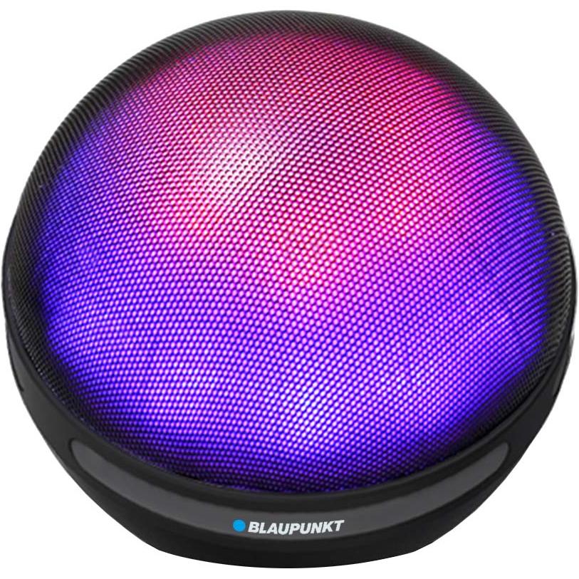 Blaupunkt BT08LED Tragbarer Lautsprecher (4 h, Netzbetrieb), Bluetooth Lautsprecher, Schwarz