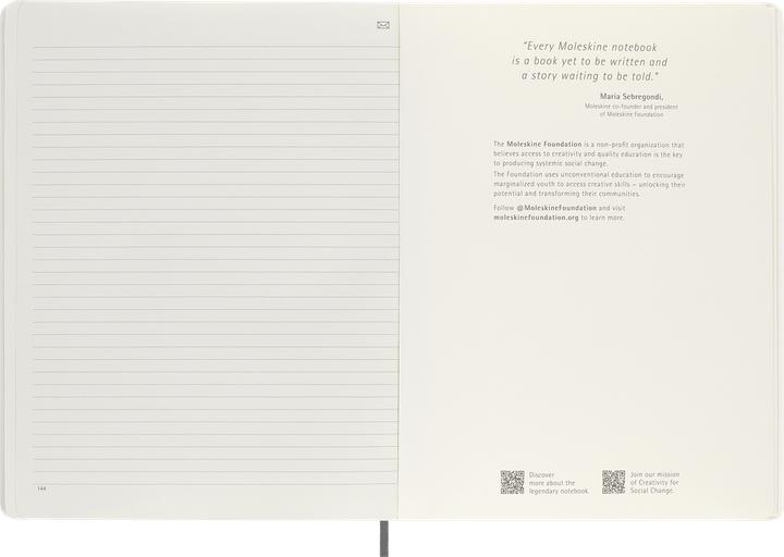 Immagine prodotto Moleskine Smart NB foderato XL SC Swrz (19 x 25 cm, Righe, Copertina morbida)