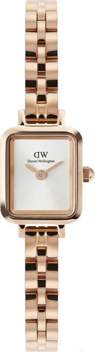 Produktbild Daniel Wellington - Quadro Mini 15.4x18.2 Arch 3-Link White Sunray Rose Gold DW00100847 (Analoguhr)