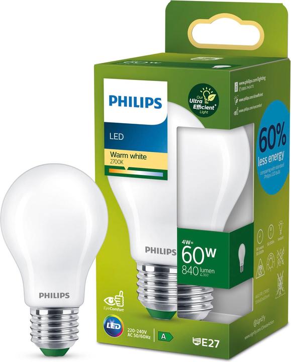 Produktbild Philips LED Classic (E27, 4 W, 840 lm, 1 x, A)