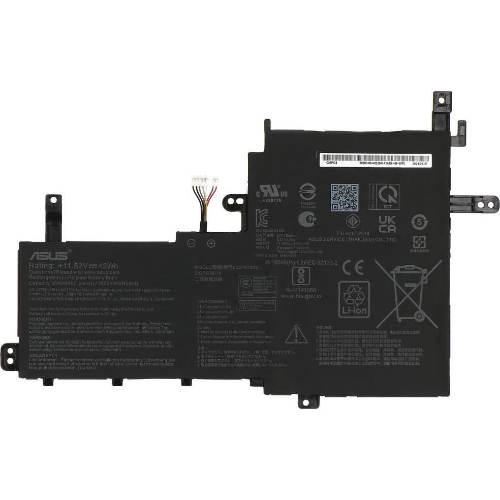 ASUS Battery B31N1842 3653mAh / 42Wh / 11.52V / 3 cells (3 Zellen, 3653 mAh), Notebook Akku