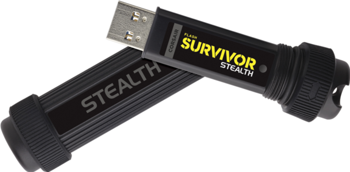 Actual product image Corsair Flash Survivor Stealth (128 GB, USB-A, USB 3.0)